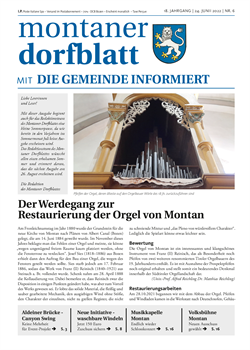 Montaner Dorfblatt - Juni 2022