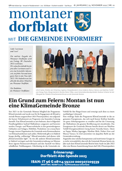 Monanter Gemeindeblatt - November 2022